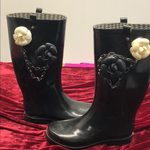 Dirty Laundry Rhane Tall Rubber Rain Boots 8 - Picture 2 of 8